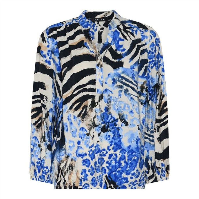 Micha Blouse 182156 Blue Print Micha Blouse 182156 Blue Print